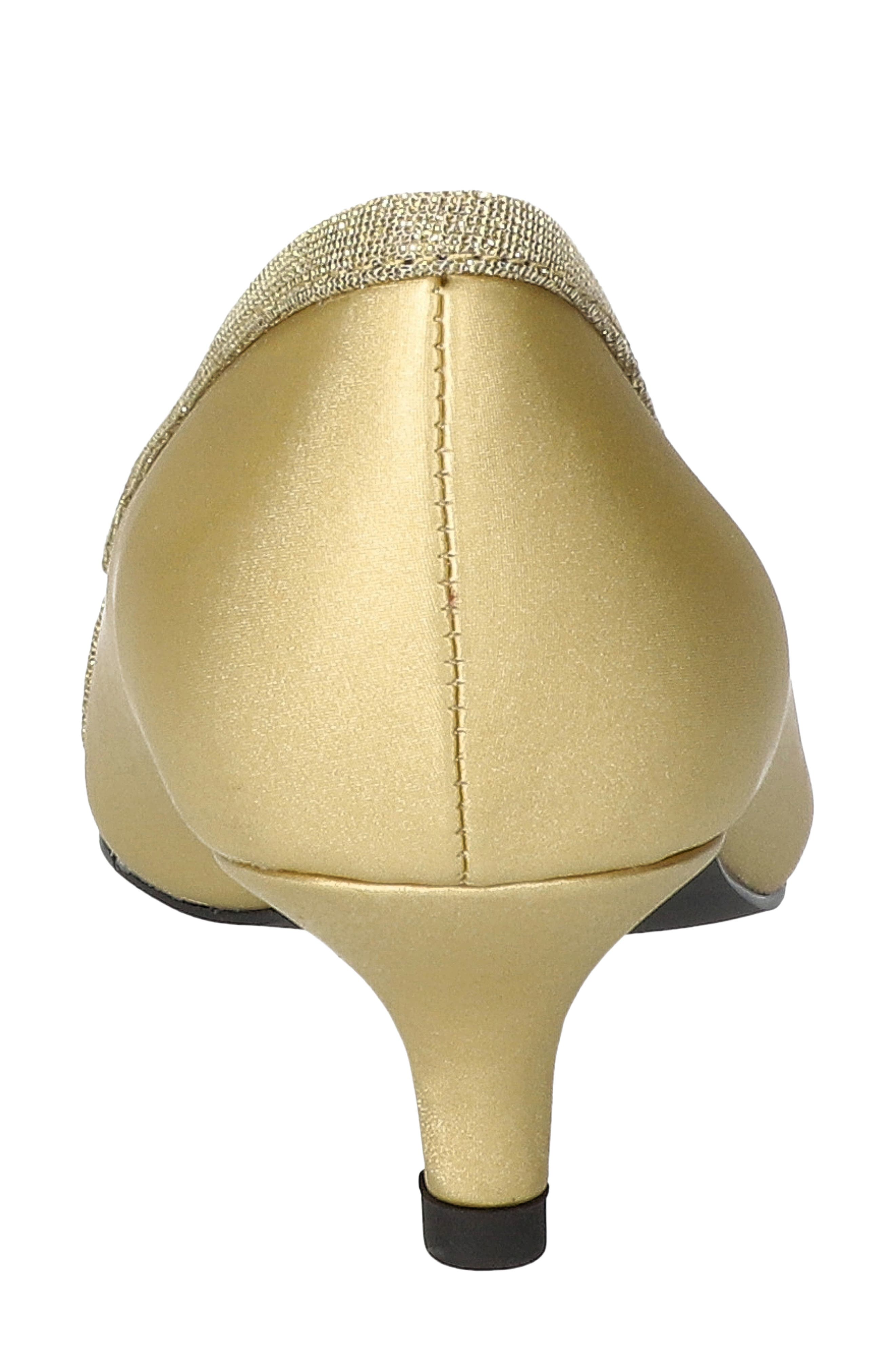 Zayn Kitten Heel Pump, Alternate, color, GOLD SATIN