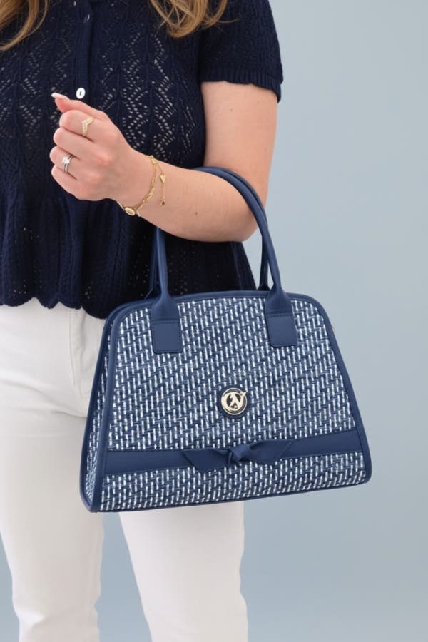 Almare Handbag 624, Alternate, color, Blue