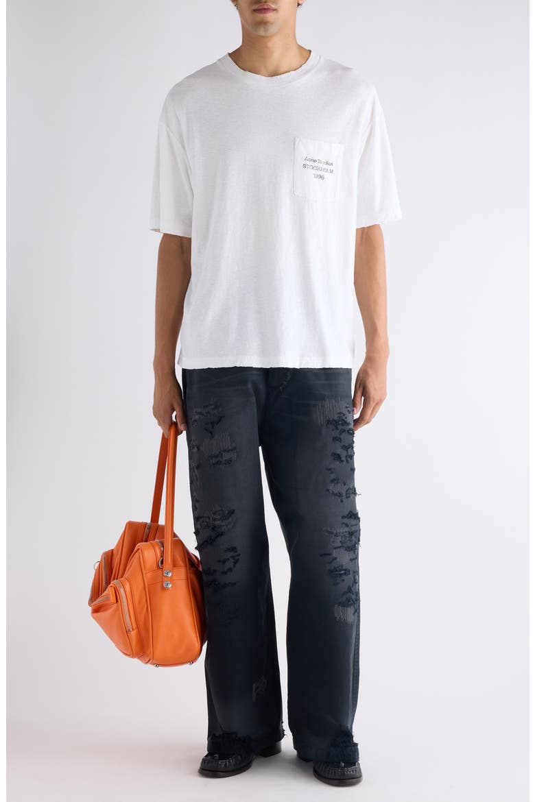 Exford Logo Pocket T-Shirt, Alternate, color, OFF WHITE