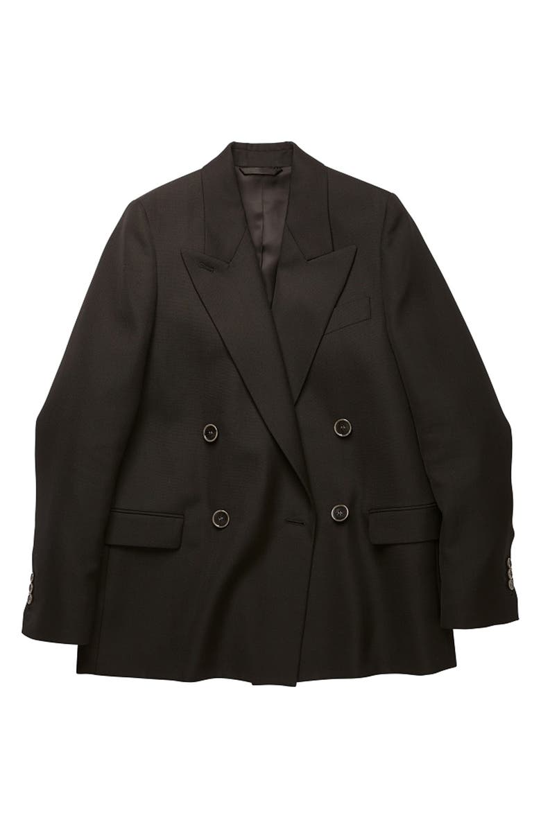 Acne Studios Janny Double Breasted Blazer, Alternate, color, 