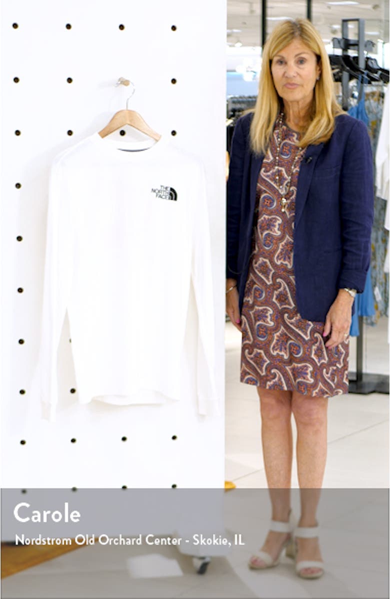 Red Box Long Sleeve Crewneck T-Shirt, sales video thumbnail