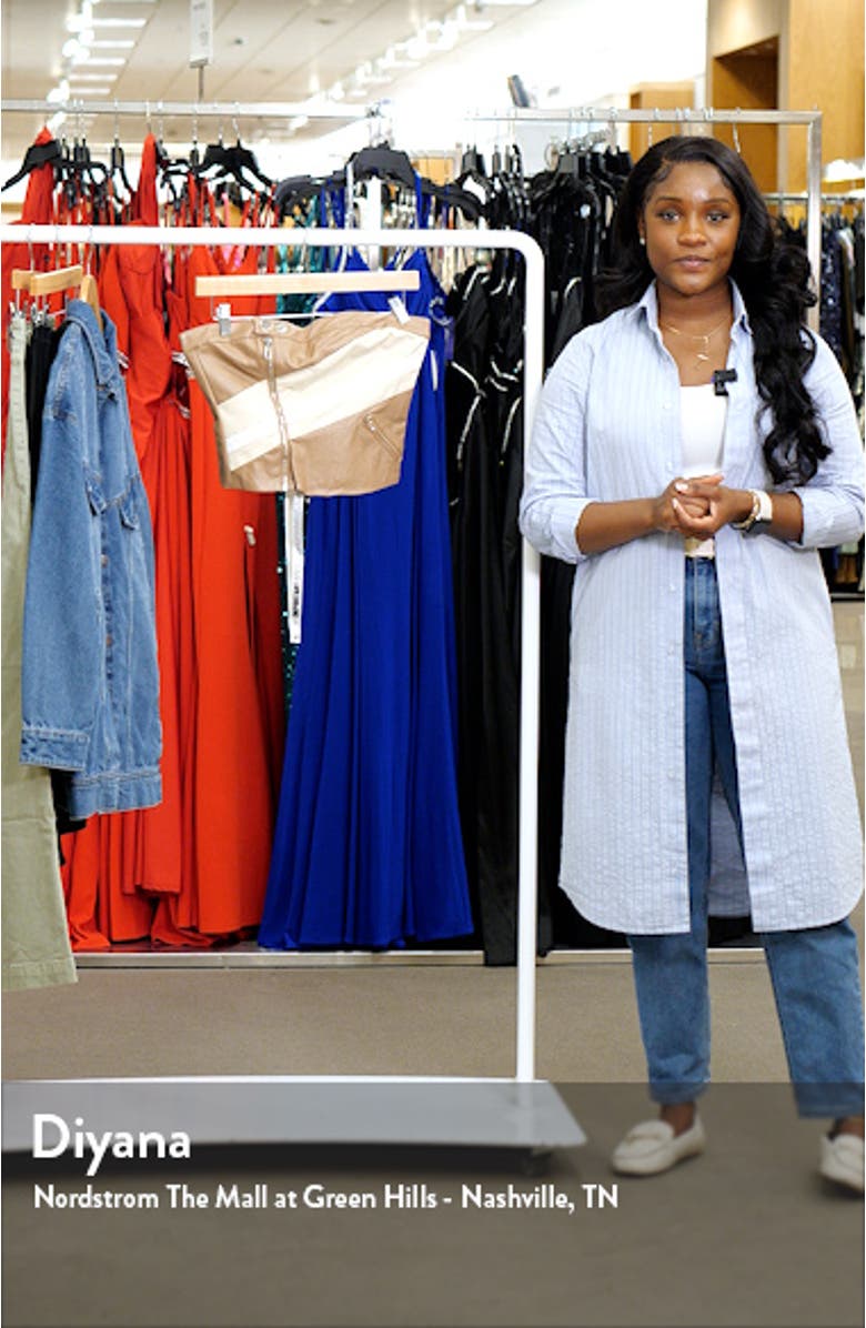 Faux Leather Corset Top, sales video thumbnail