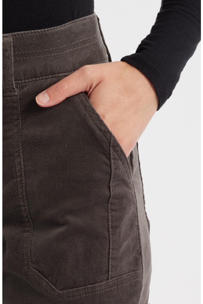 Madison High Waist Bootcut Corduroy Pants, Alternate, color, ESPRESSO
