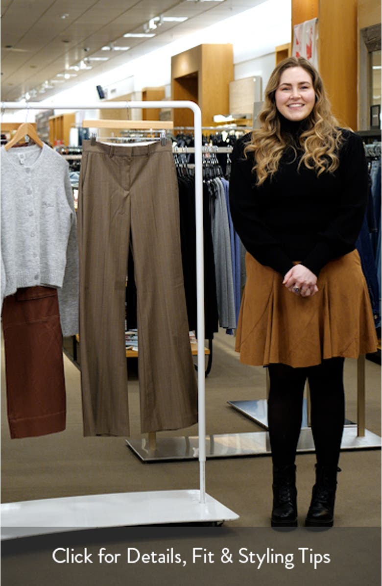 Pinstripe Flare Leg Pants, sales video thumbnail