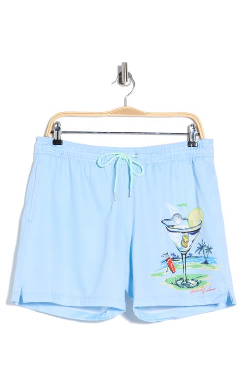 Golf Martini Swim Trunks