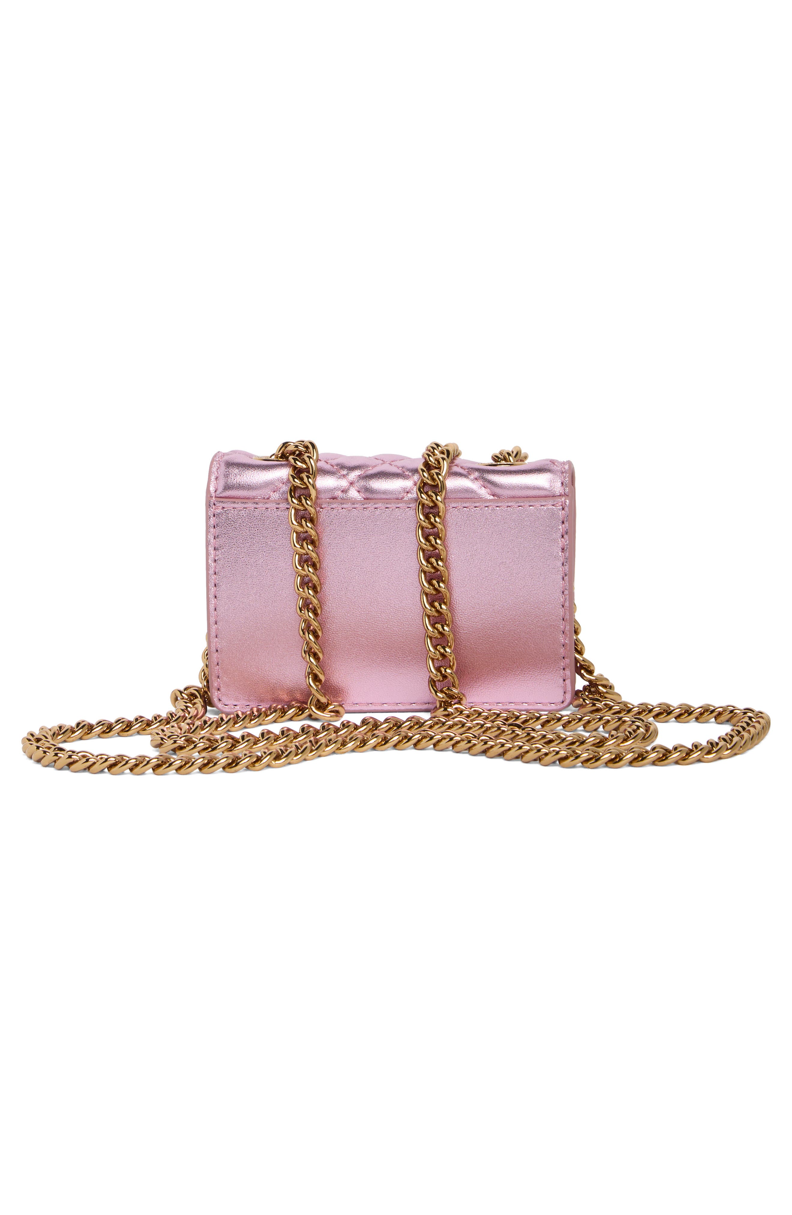 Kurt Geiger London Micro Brixton Convertible Crossbody Bag, Alternate, color, Pink