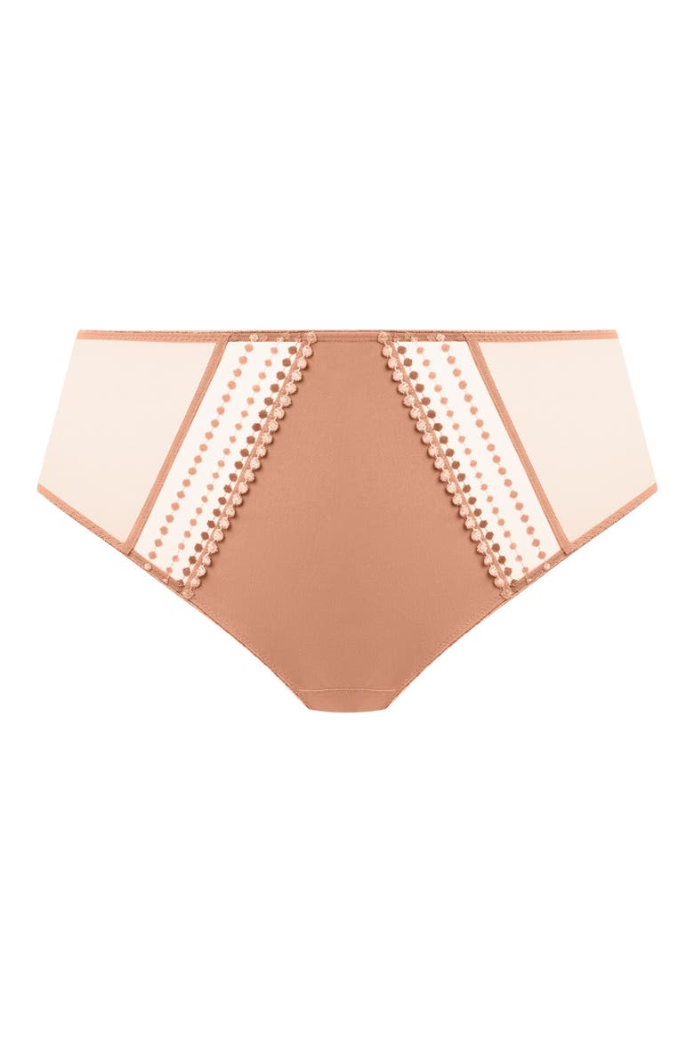 Matilda Full Figure Embellished Briefs, Alternate, color, CAFE LAIT