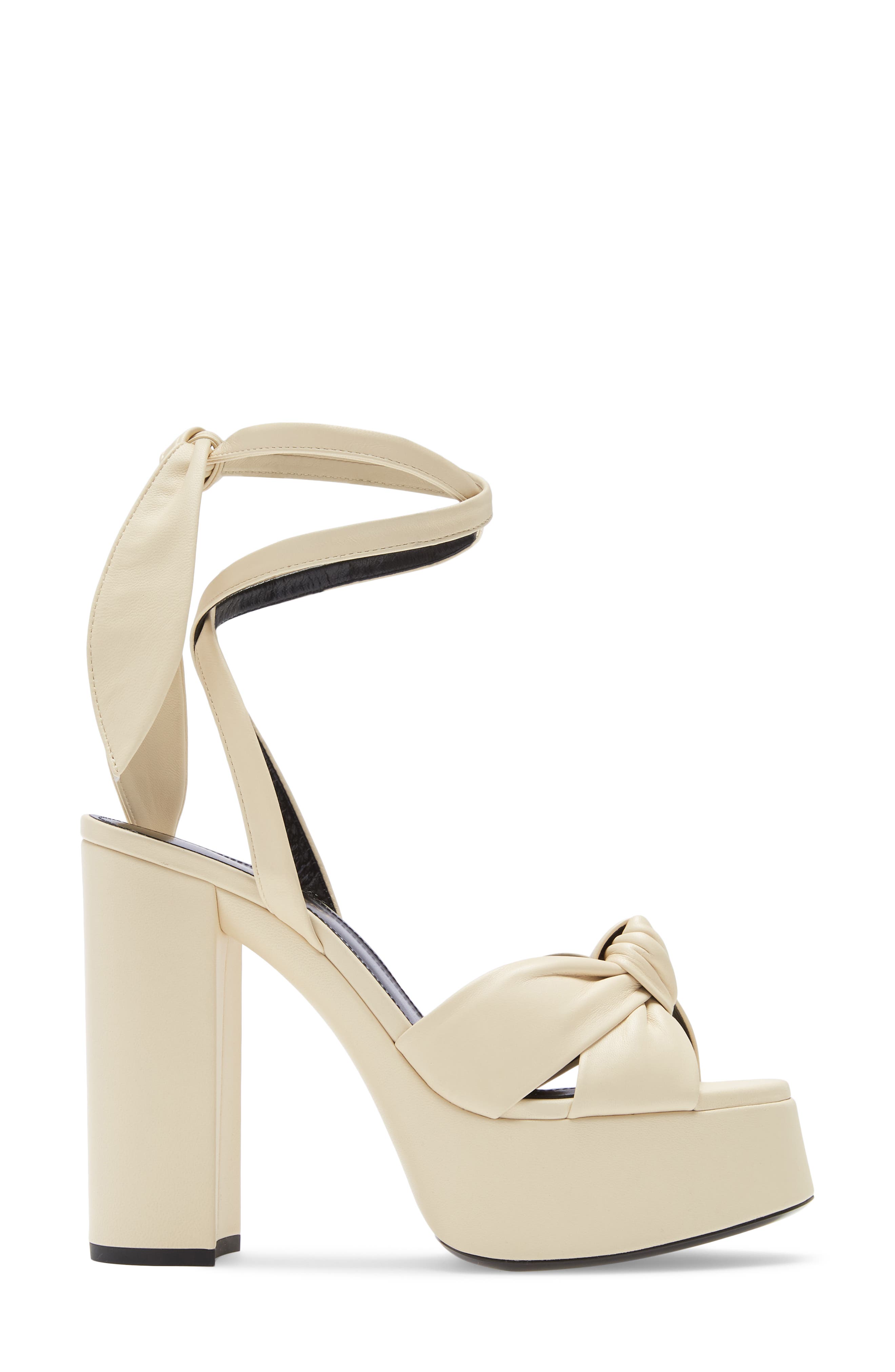 Saint Laurent Bianca Platform Sandal, Alternate, color, 