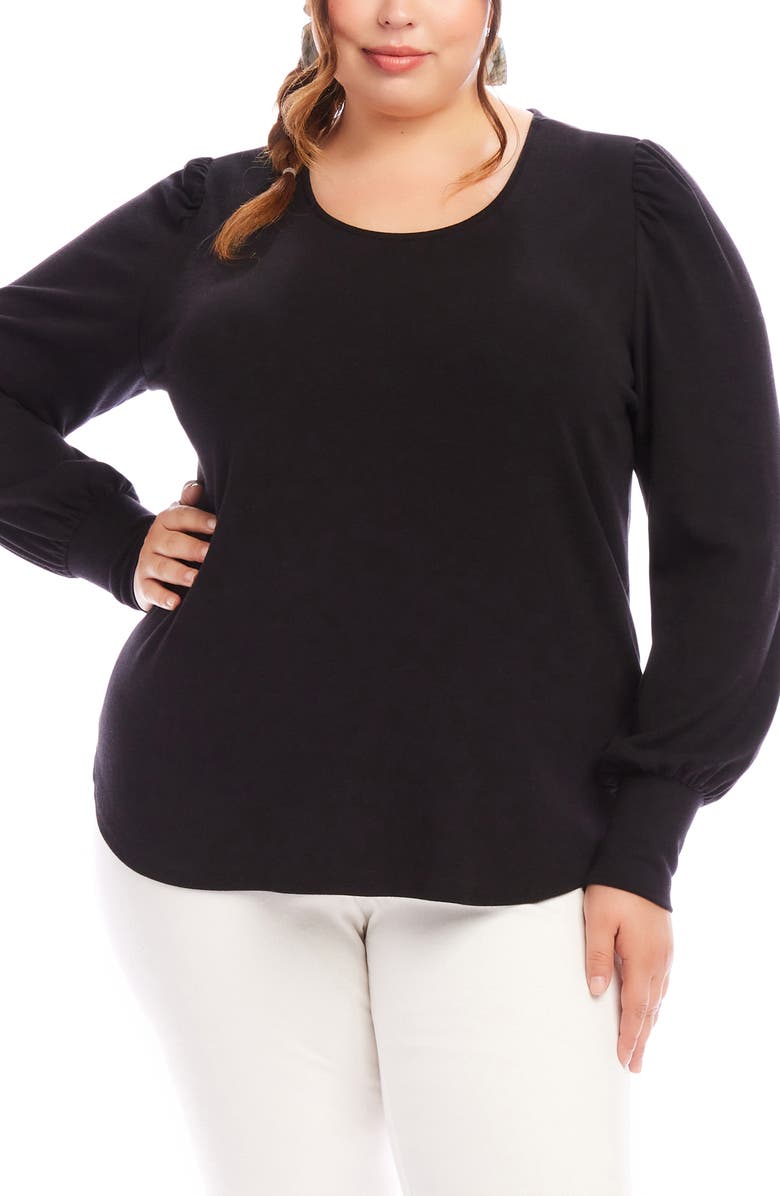 Karen Kane Puff Sleeve Top, Main, color, 