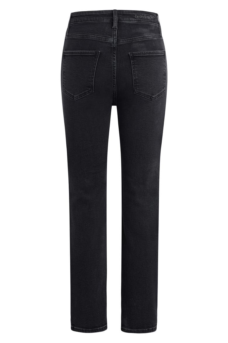 The Valentina Super High Waist Ankle Straight Leg Jeans, Alternate, color, TUPELO
