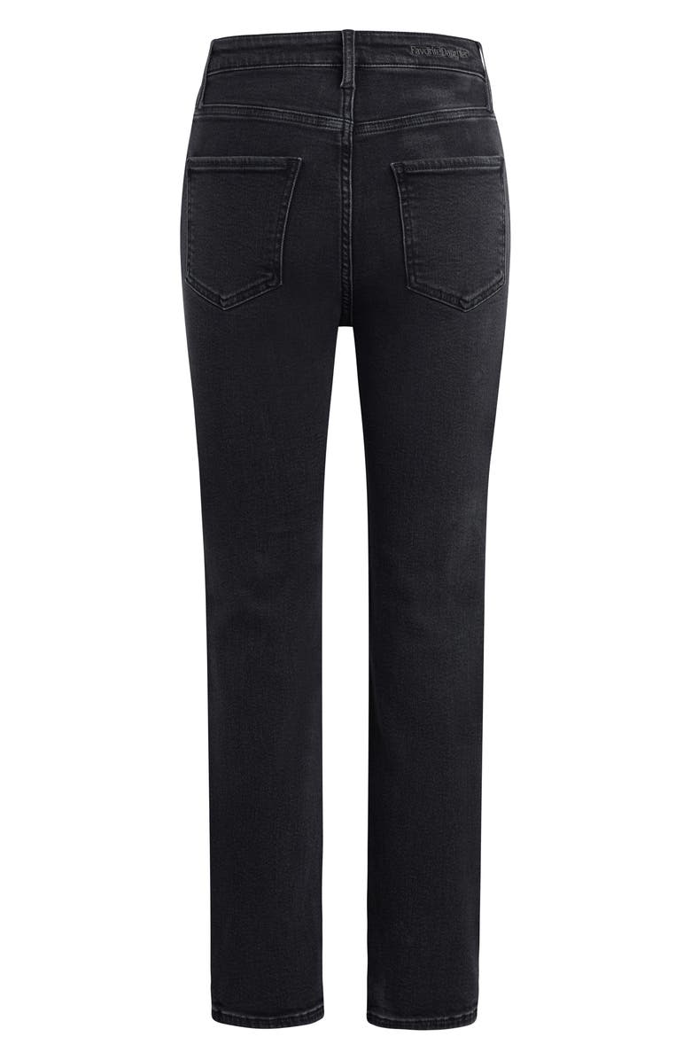 Favorite Daughter The Valentina Super High Waist Ankle Straight Leg Jeans, Alternate, color, Tupelo