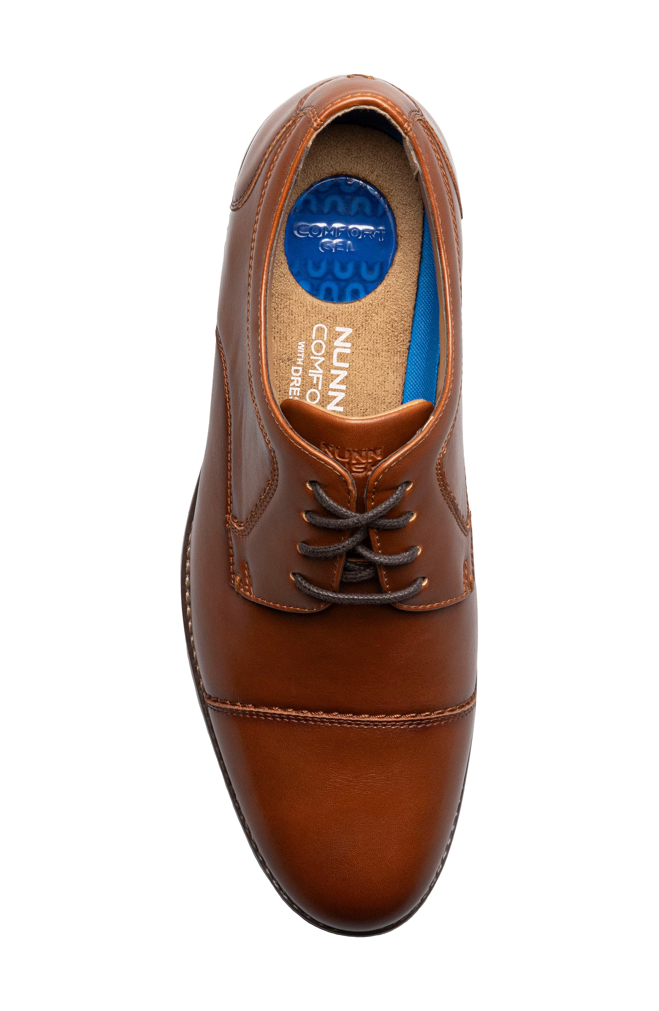 NUNN BUSH Wedgewood Cap Toe Derby, Alternate, color, Cognac