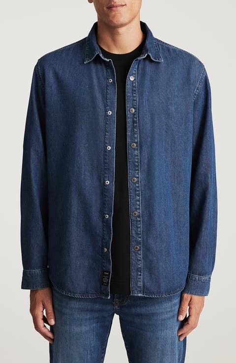 Roy Denim Snap-Up Shirt