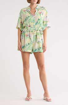 FRNCH Ulla Tie Waist Romper