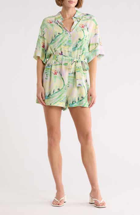 FRNCH Ulla Tie Waist Romper