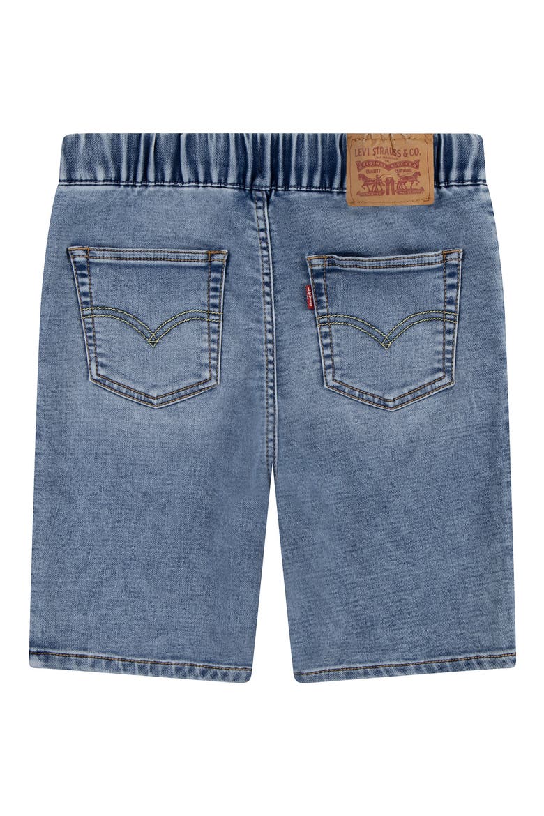 Levi's® Kids' Skinny Dobby Denim Shorts, Alternate, color, GRAVY TRAIN/ NO DESTRUCKTION