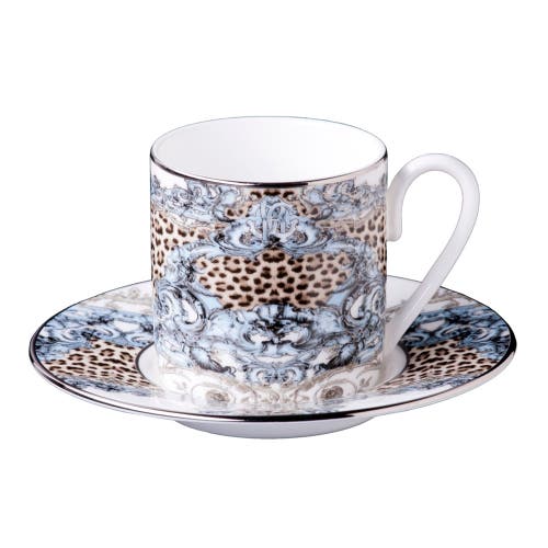 Cavalli Coffee Cup & Saucer With Luxury Box In Multi