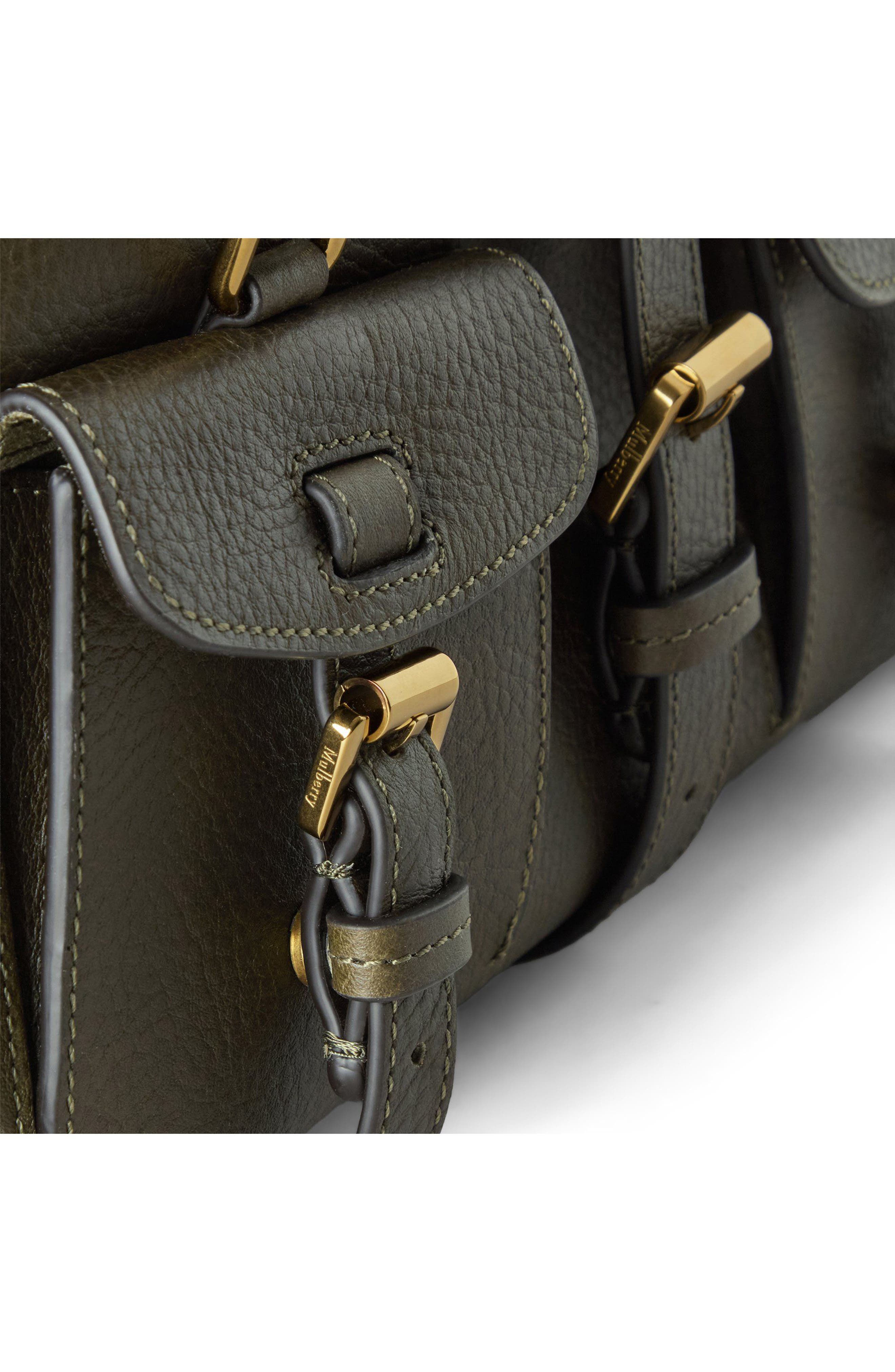 Mulberry Small Roxanne Leather Crossbody Bag, Alternate, color, Juniper Green