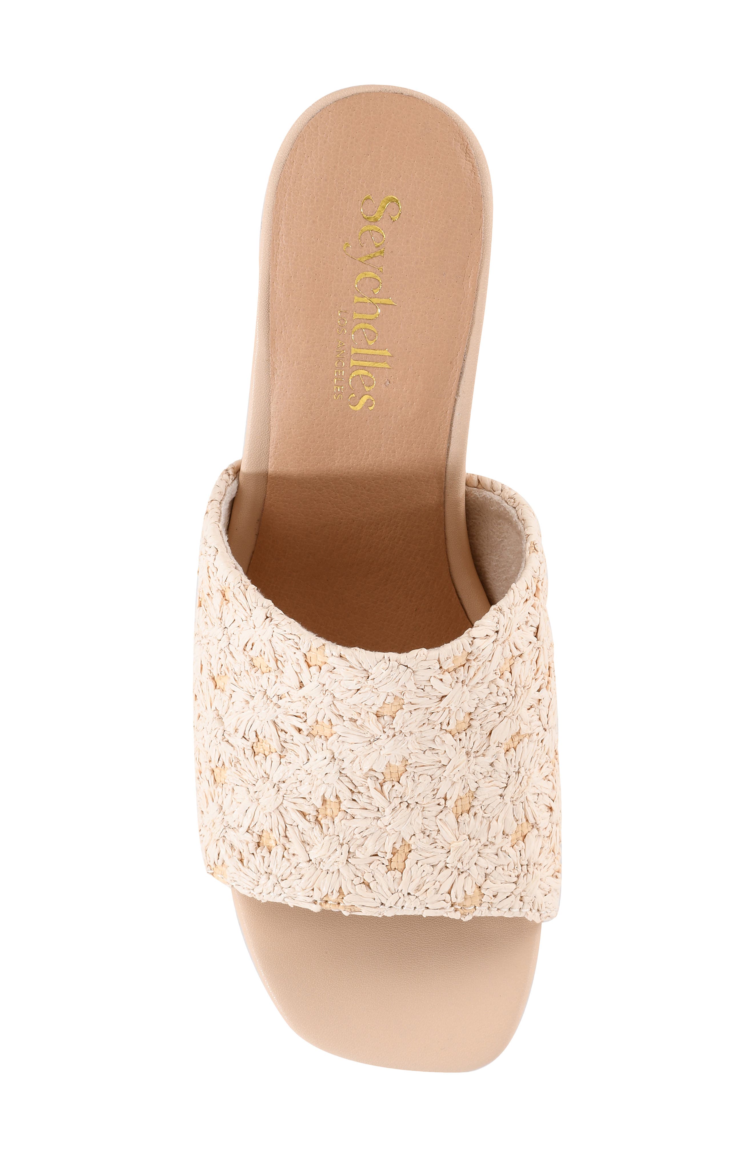 Seychelles Adapt Block Heel Sandal, Alternate, color, Natural Daisy Raffia