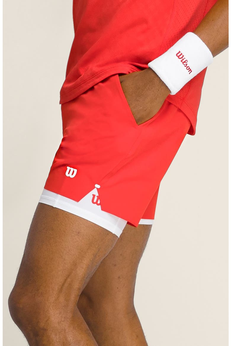 Tournament 5-Inch Unlined Shorts, Alternate, color, INFRARED