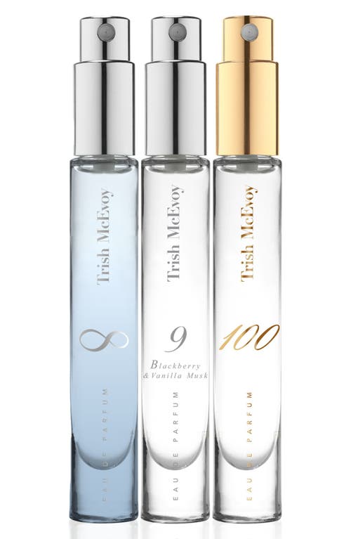 Trish Mcevoy In Your Pocket Fragrance Trio $114 Value In Transparent