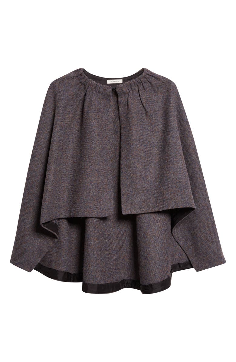 Diotima Winsome Wool Cape, Main, color, Slate