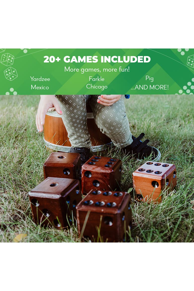 Yardzee, Farkle & 20+ Dice Games, Alternate, color, Brown