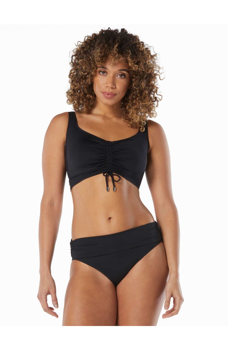 COCO REEF Solid Elevate Bikini Top, Main, color, Cast-Black
