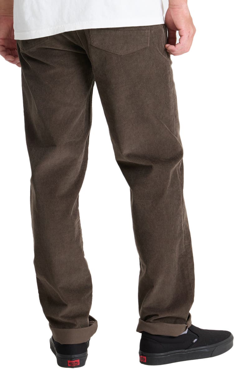 Roark Hwy 128 Relaxed Fit Corduroy Pants, Alternate, color, Dark Brown