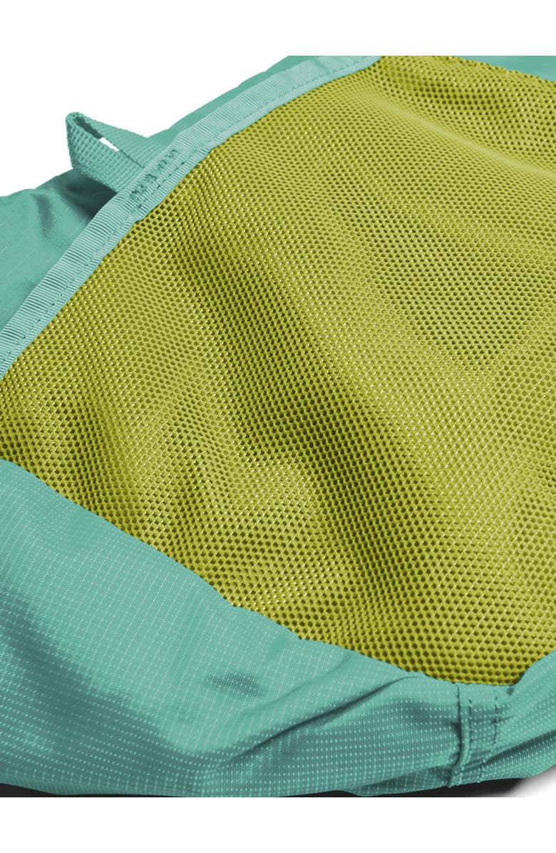 Baboon to the Moon Crescent Crossbody Bag, Alternate, color, Aqua Drift