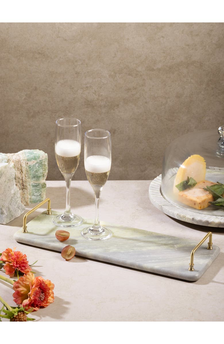 GAURI KOHLI Osaka Green Onyx Tray, Alternate, color, Green