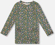 Deux par Deux Jersey Tunic with Floral