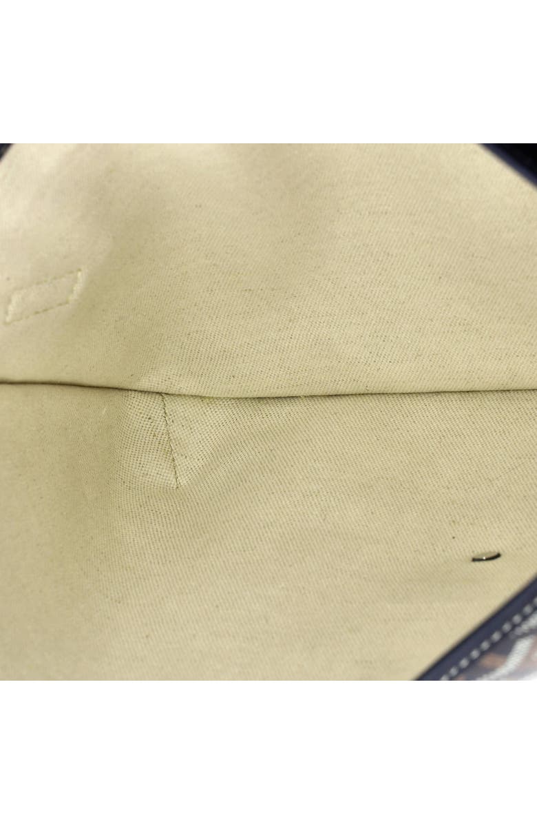 Pre-Owned Goyard Coursier Messenger Bag Coated Canvas and Leather, Alternate, color, Blue