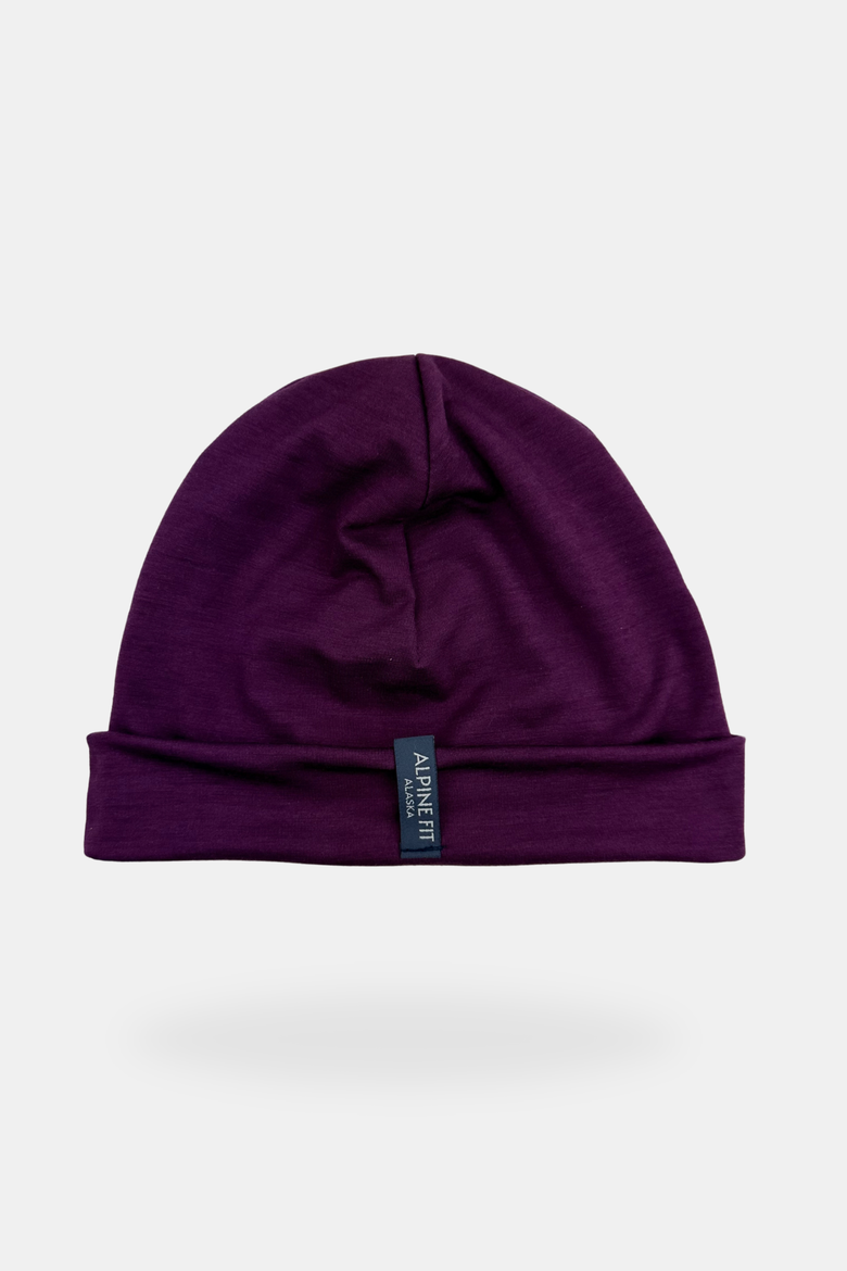Nordic Anywhere Merino Wool Hat, Alternate, color, Purple