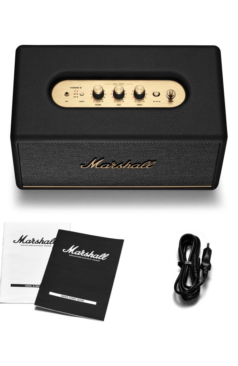 Marshall Stanmore III Bluetooth<sup>®</sup> Speaker, Alternate, color, Black
