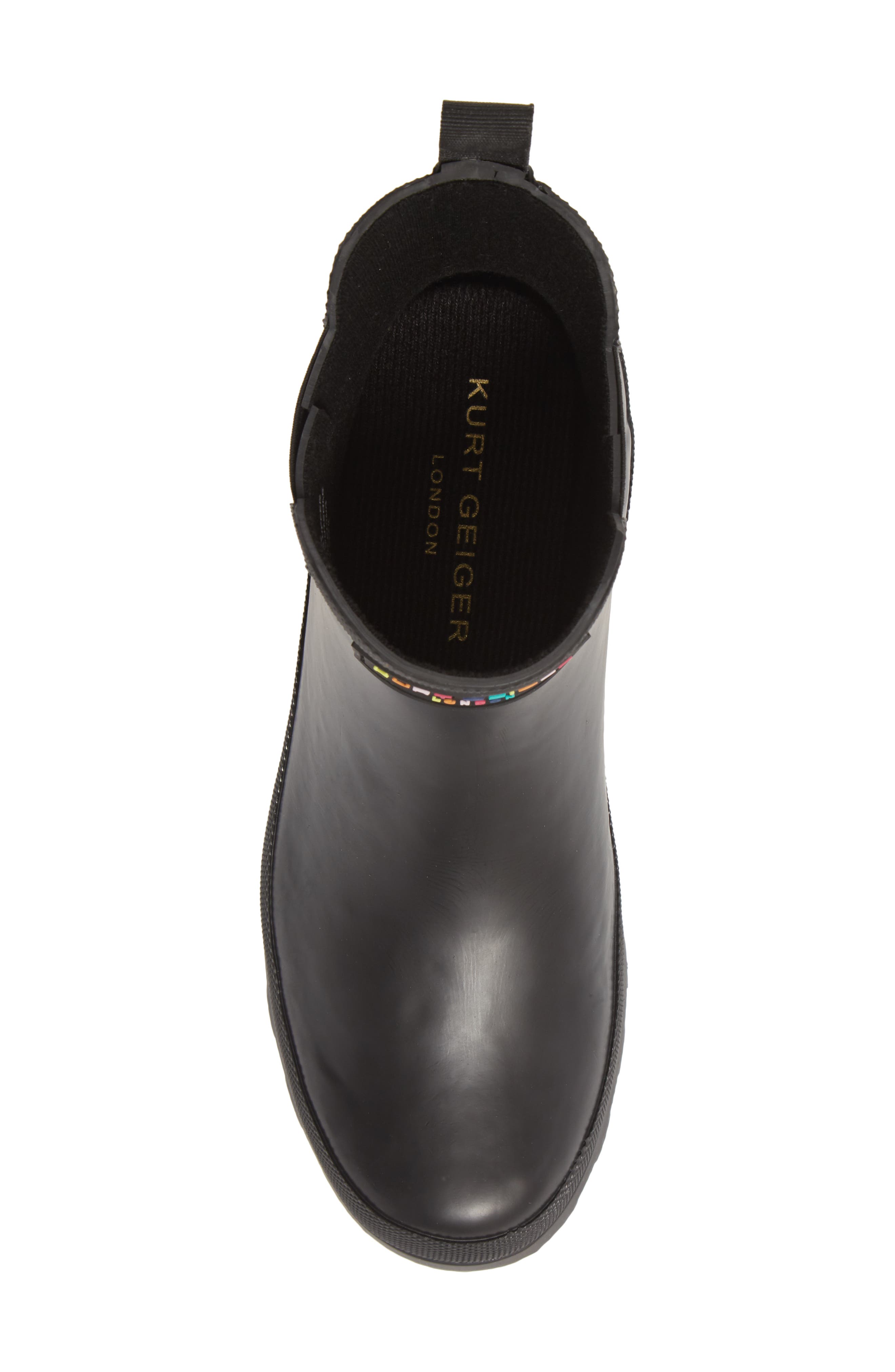 Kurt Geiger London Sleet Chelsea Rain Boot, Alternate, color, 