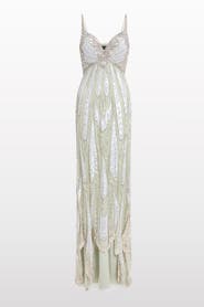 Jenny Packham Yves Beaded Maxi Dress