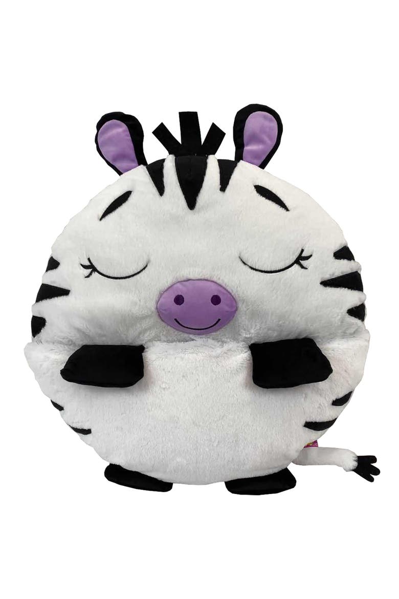 Pillow & Sleepy Sack Large Zinnia Zebra, Alternate, color, Multicolored