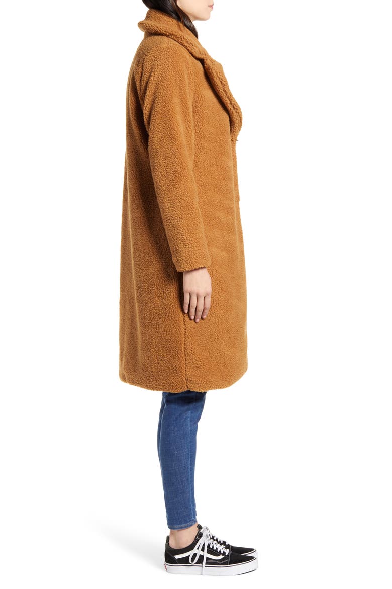 Wubby Teddy Car Coat, Alternate, color, CAMEL