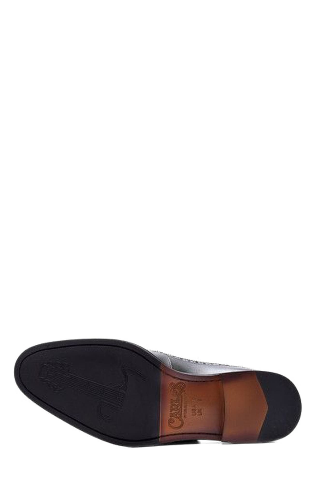 CARLOS SANTANA Felix Wingtip, Alternate, color, Black Leather