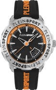 PLEIN SPORT Rampage Silicone Strap Watch, 44mm