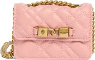 Kurt Geiger London Micro Kingsley Quilted Leather Crossbody Bag
