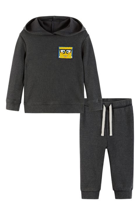 SpongeBob SquarePants™ Waffle Knit Hoodie & Joggers Set (Baby)