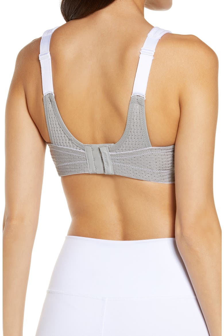Custom Control Sports Bra, Alternate, color, WHITE/GRAY