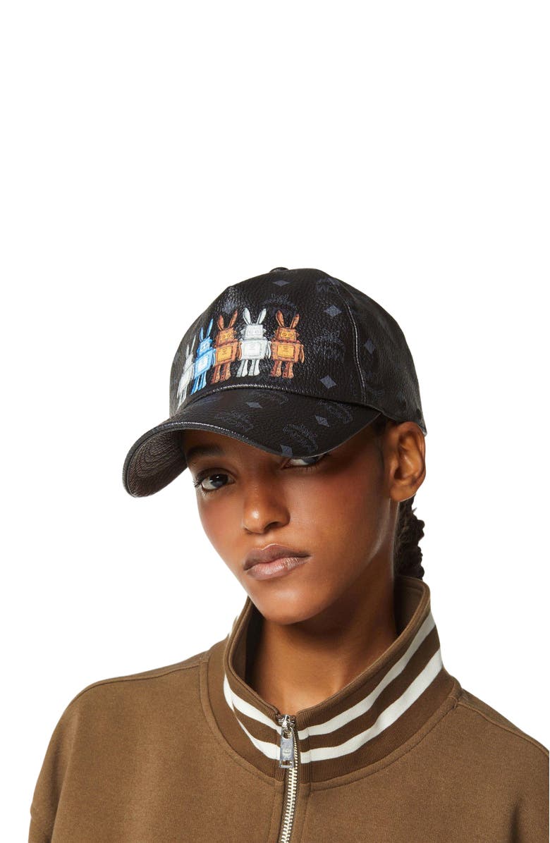 MCM Classic Cap in Rabot Visetos, Alternate, color,