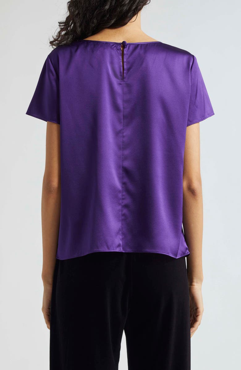 Emporio Armani Silk Satin T-Shirt, Alternate, color, 