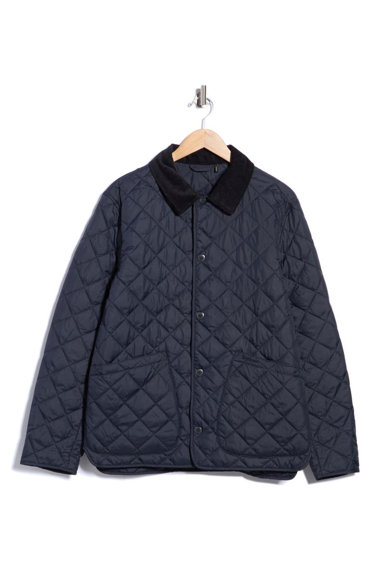 Lindfield Quilted Jacket, Main, color, NAVY