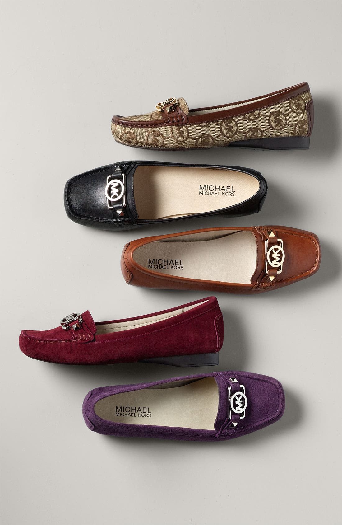 MICHAEL Michael Kors 'Charm' Flat, Main, color, 