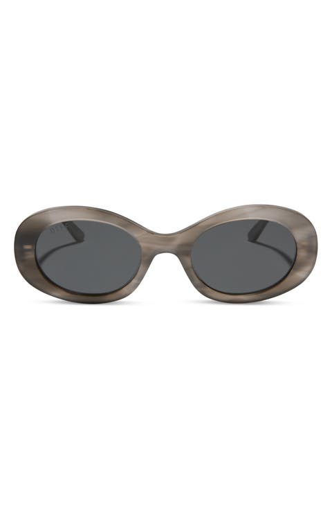 Lainey 52mm Polarized Oval Sunglasses