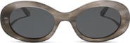 DIFF Lainey 52mm Polarized Oval Sunglasses